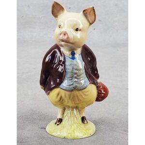 Vintage Rare Beswick England Beatrix Potter Pigling Bland Figurine 1955 - 1971